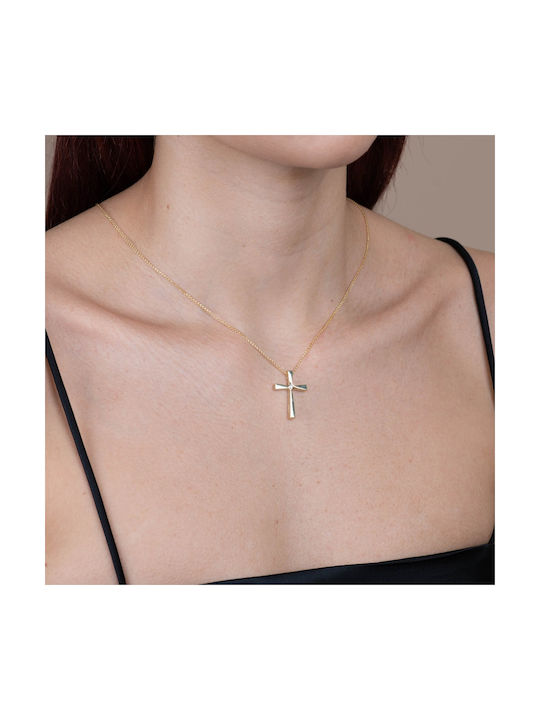 Triantos Women's Gold Cross 14K