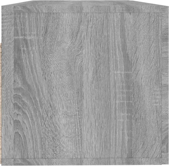 Кремаст Шкаф За Дневна От ПДЧ Сив 100x36.5x35см