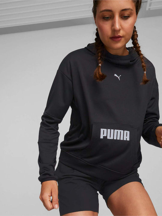 Puma Train Entry Excite Women's Hooded Sweatshirt Black