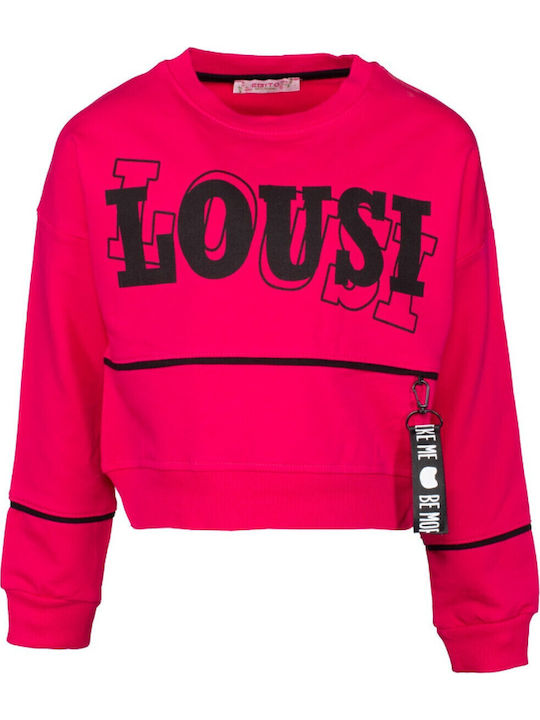 Kids Sweatpants Set Fuchsia 2pcs