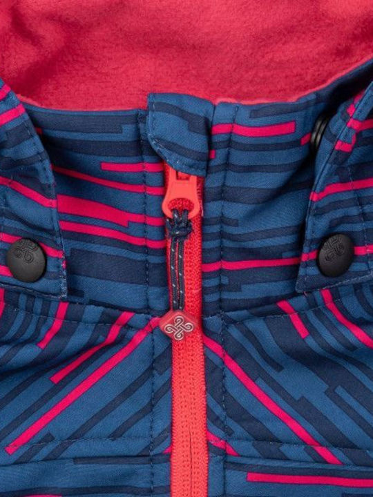 Waterproof Kids Sports Short Windproof Coat with Lining Hooded Blue Ravia