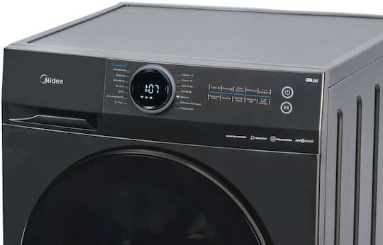 Midea Mașină de Spălat Rufe 8kg 1400 Rotiri Inox MF200W80WB/T-GR