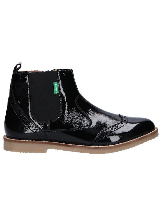 Kickers Tylda cu Fermoar Negru