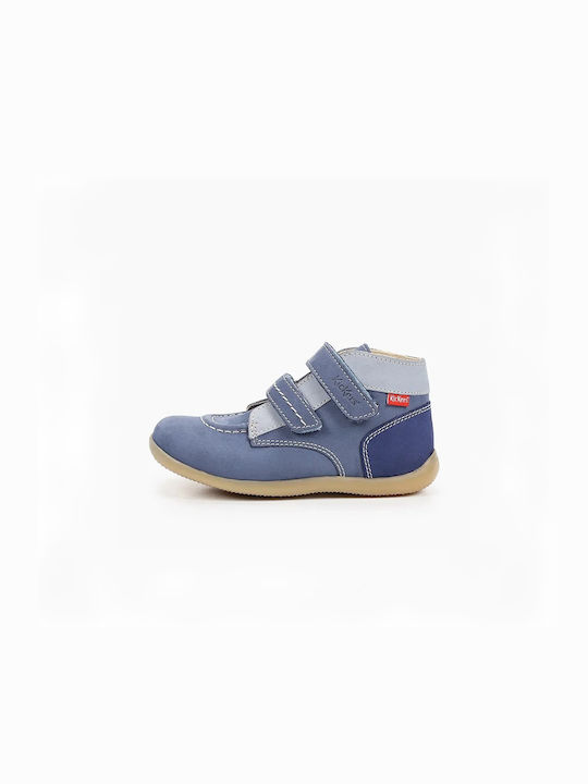 Kickers cu Velcro Albastru