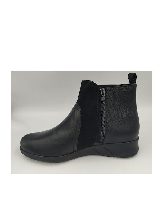 Leather bootie Black anatomic