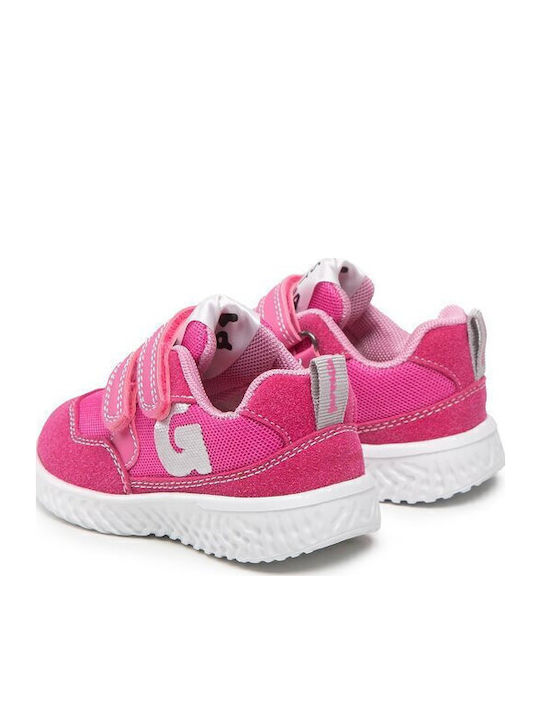 Παιδικά Sneakers με Σκρατς Φούξια