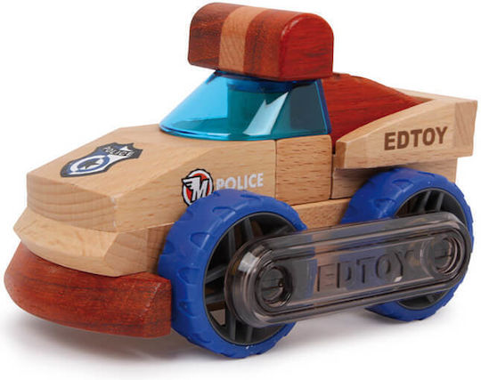 Small Foot Police Car Toy for 3+ Years