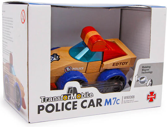 Small Foot Police Car Toy for 3+ Years