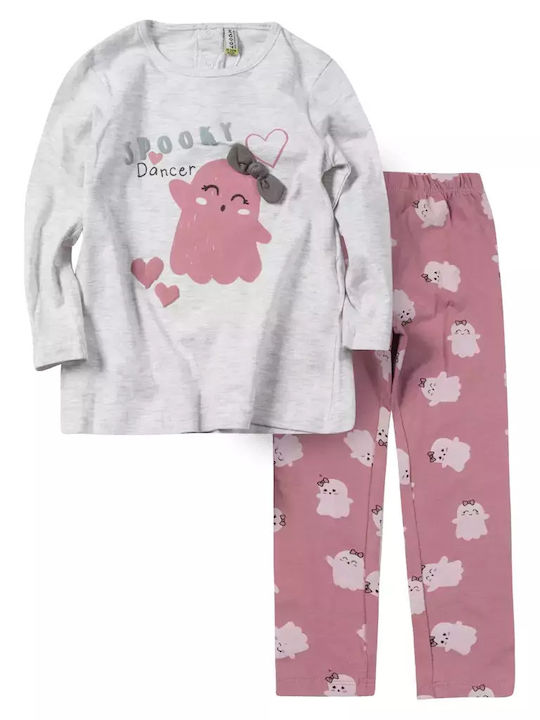 Losan Kinder Set mit Leggings Winter 2Stück Gray