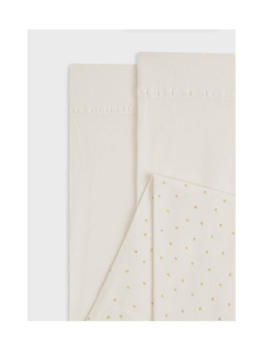 Abel & Lula Kinderstrumpfhose Polka Dot Beige