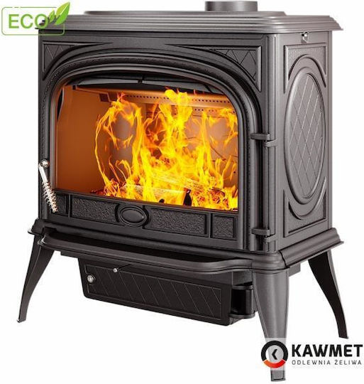 Kawmet Premium Nika S5 Eco Fontă Soba pe lemne 11.3kW Negru