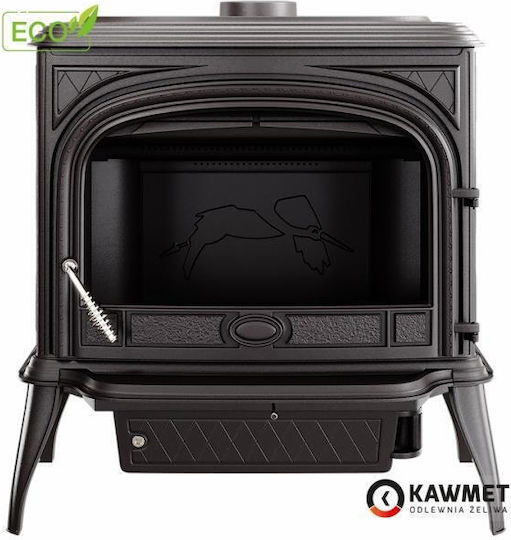 Kawmet Premium Nika S5 Eco Fontă Soba pe lemne 11.3kW Negru