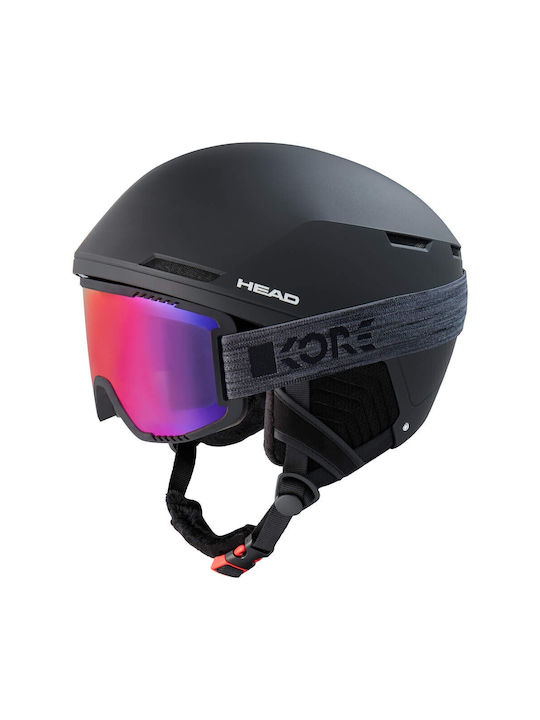Head Compact Pro Каска за Ски и Сноуборд в Черен Цвят