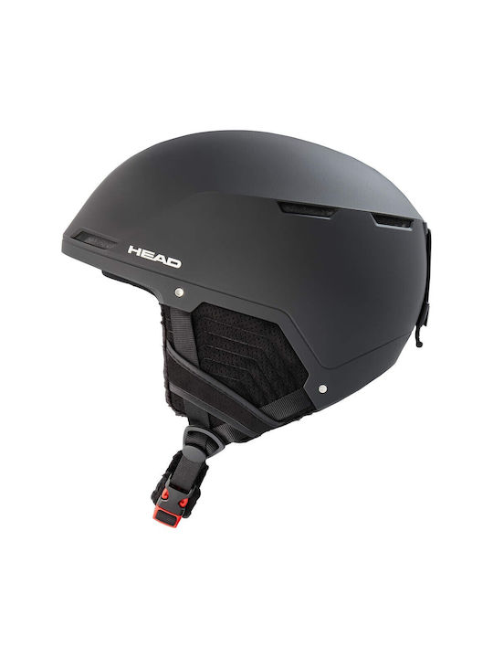Head Compact Pro Каска за Ски и Сноуборд в Черен Цвят
