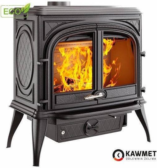 Kawmet Premium Helios S8 Eco Fontă Soba pe lemne 13.9kW Negru