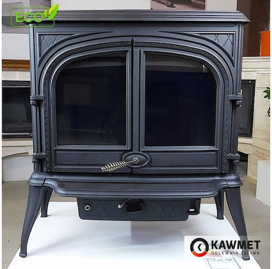 Kawmet Premium Helios S8 Eco Fontă Soba pe lemne 13.9kW Negru