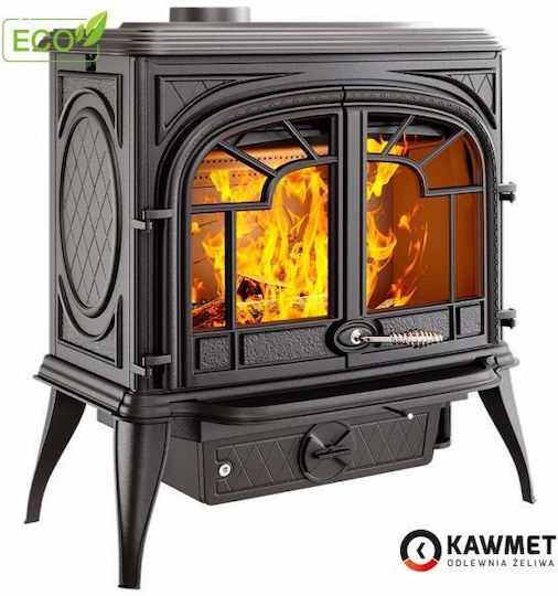 Kawmet Premium Sparta S10 Eco Fontă Soba pe lemne 13.9kW Negru