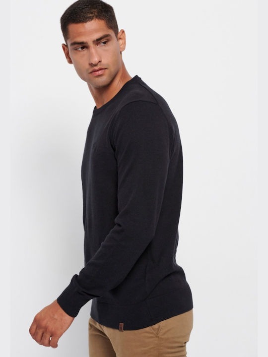 Garage Fifty5 Men's Long Sleeve Sweater Black