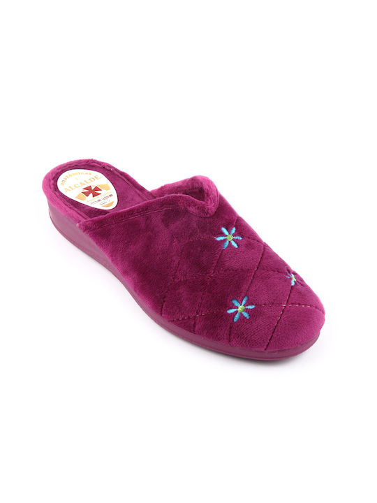 Women's slipper - FSHOES - Bordeaux