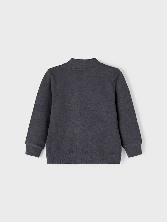 Kids Cardigan Knitted Gray