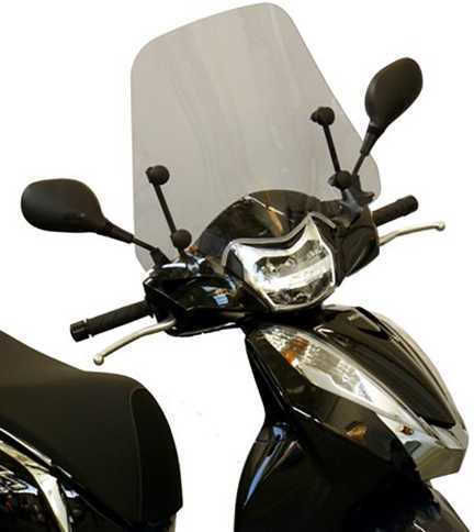Fabbri Getöntes Visier Motorrad für Honda SH 300 2016-2020 3178/LD