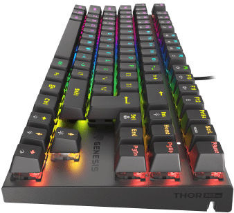 Genesis Thor 303 Gaming Μηχανικό Πληκτρολόγιο Tenkeyless με Outemu Red διακόπτες και RGB φωτισμό (Αγγλικό US)