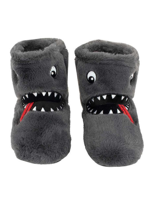 Kinderhausschuhe Stiefel Gray