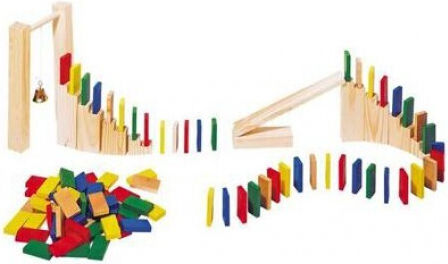 Board Game Domino Rally 3+ Years Old Goki