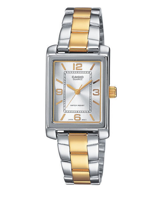 Casio Women's Watch with Silver Metal Bracelet