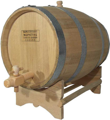 Fresh Wine Wooden Barrel with Tap 10lt 001126