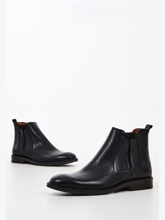 Leather Black Chelsea Boots