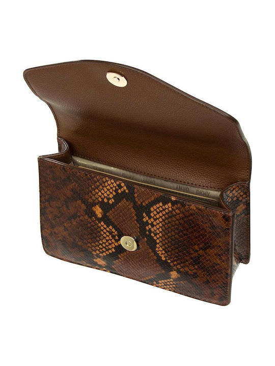 Elissa Damen-Schultertasche aus Leder Chestnut