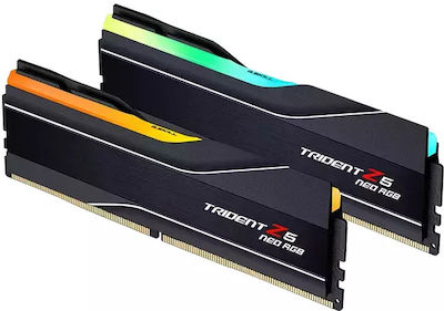 G.Skill Trident Z5 Neo RGB 64GB DDR5 RAM με 2 Modules (2x32GB) και Ταχύτητα 6000 για Desktop