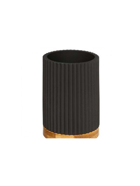 Marva 174541Β Ceramic Cup Holder Countertop Black
