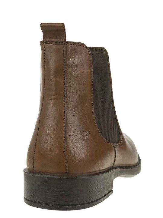Leder Anatomisch Chelsea Herrenstiefel Tabac Braun