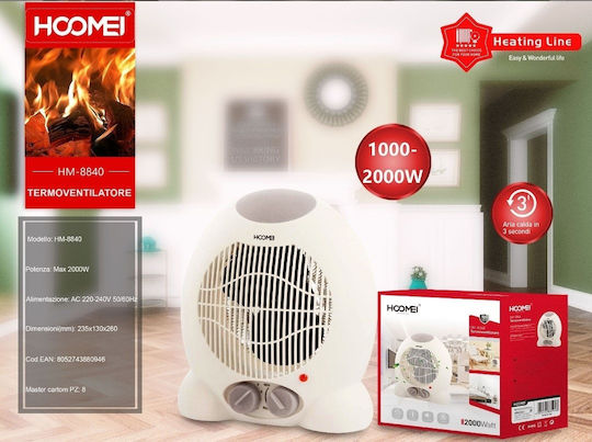 Hoomei Heizlüfter Boden 2000W