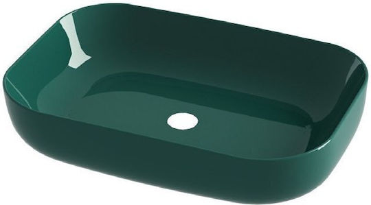 Olympia Metamorfosis 42600 Επικαθήμενος Νιπτήρας Πορσελάνης 60x42x14cm Olympia Metamorfosis 42600 Επικαθήμενος Νιπτήρας Πορσελάνης 60x42x14cm