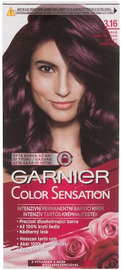Garnier Color Sensation Βαφή Μαλλιών 3.16 Βαθύ Δαμασκηνί 110ml