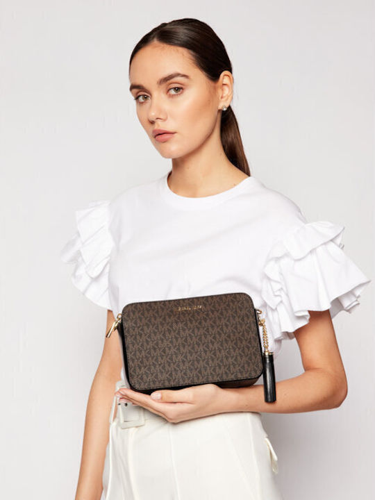 Women's Leather Crossbody Bag Brown