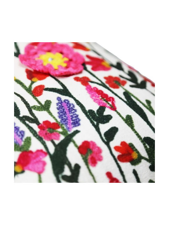 Synchronia Sofa Cushion 100% Cotton Ecru 45x45cm