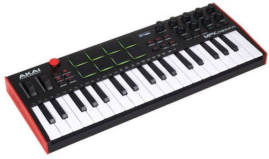 Akai Proffesional Midi Controller MPK mini Plus with 37 Keyboard Black