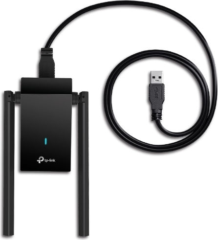 TP-LINK TX20U Plus USB Network Adapter with Wireless Connection Wi-Fi 1775Mbps and Detachable Antenna Standard v1