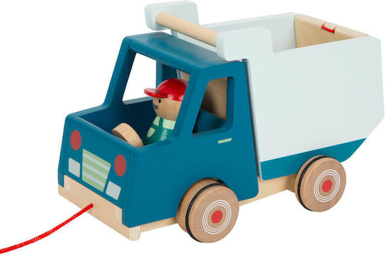 Small Foot Pull-Along Toy Truck made of Wood for 18++ Months