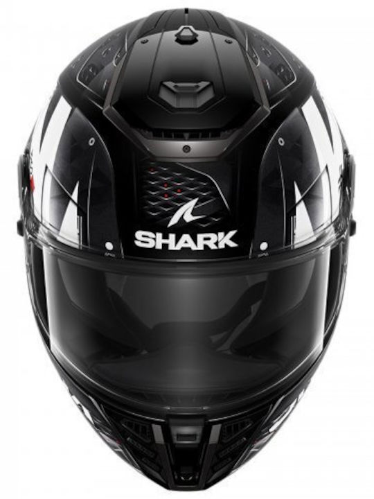 Shark Spartan RS Stingrey Black/White Motorcycle Helmet Full Face ECE 22.06 Weight 1530g with Pinlock and Sun Visor
