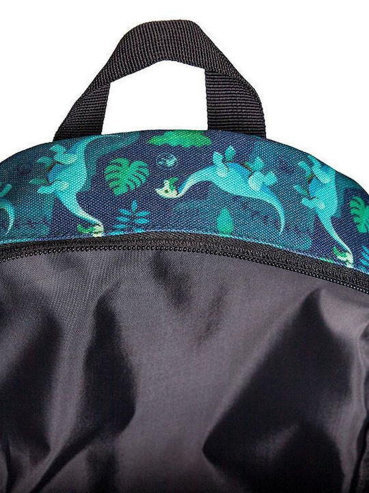 Difuzed Jurassic Park School Bag Backpack Kindergarten Blue with Water Bottle Holder