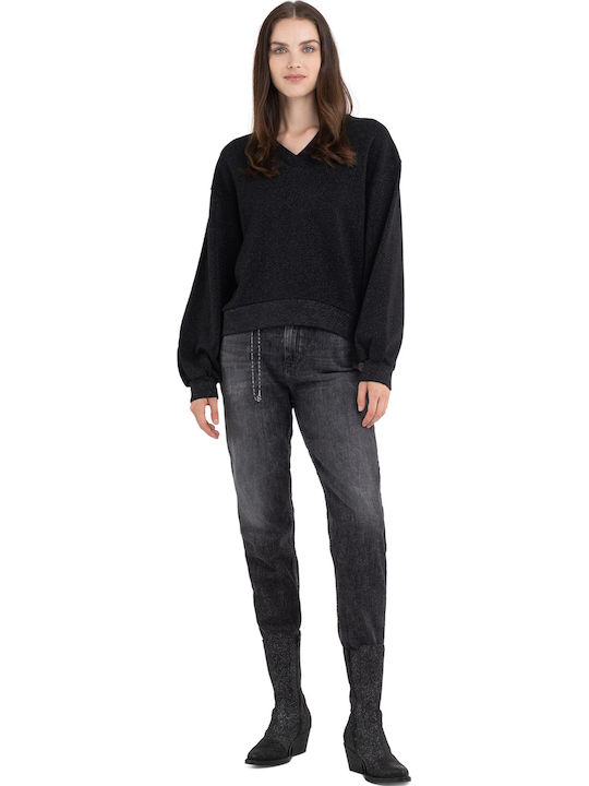 Women's Sweatshirt Black Lurex