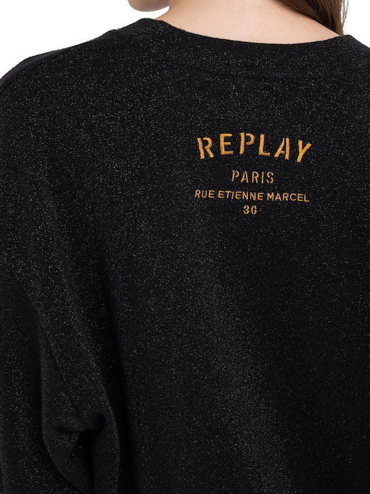 Women's Sweatshirt Black Lurex