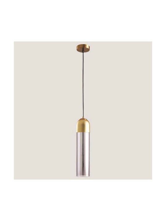 Eurolamp Pendant Light Suspension for Socket E14, E.14 Gold