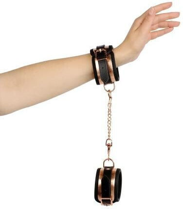 Rosy Gold Kinky Set BDSM Kit σε Μαύρο Χρώμα 9τμχ