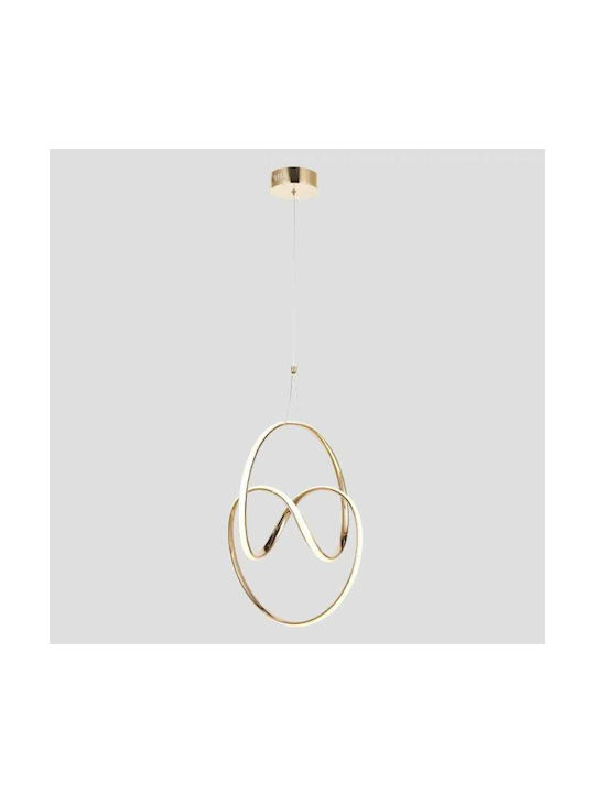 Eurolamp Pendant Light LED with Natural White Light Gold